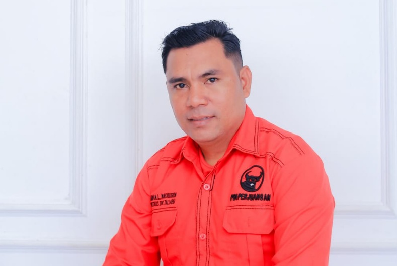 Sekretaris DPC PDI Perjuangan Pulau Taliabu, Budiman L. Mayabubun. (Dok. Pribadi for Rakyatmu)