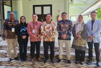 Sekretaris Daerah Kota Ternate Rizal Marsaoly dan Kepala BPKAD Samin Marsaoly Bersama Refomer PKN II Angkatan VIII.
