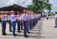 Pelajar di Pulau Taliabu Mengikuti Pembukaan Pendidikan dan Pelatihan Paskibraka. (Rakyatmu)