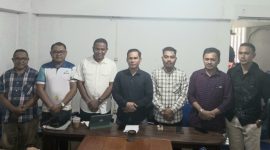 Tim Hukum Bakal Calon Gubernur Maluku Utara Benny Laos, Law office Hendra Karianga dan Associates Gelar Konferensi Pers. (Rakyatmu)