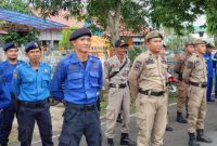 Ilustrasi Anggota Satpol-PP dan Pemadam Kebakaran. (Istimewa/Rakyatmu)