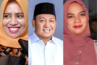 Aliong Mus (Tengah) Fifian Adeningsih Mus (Kanan) Citra Puspasari Mus (Kiri). (Rakyatmu)
