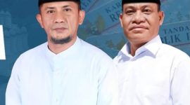 Pasangan Calon Bupati dan Wakil Bupati Kepulauan Sula, Ihsan Umaternate dan Darwis Gorontalo. (Istimewa/Rakyatmu)