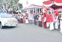 Wali Kota Ternate, M. Tauhid Soleman Lepas Karnaval PAUD se-Kota Ternate. (Humas for Rakyatmu)