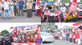 Suasana Anak-anak PAUD Ikut Karnaval. (Humas for Rakyatmu)