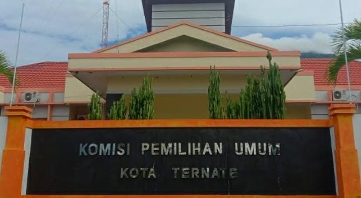 Kantor KPU Kota Ternate. (Rakyatmu)