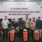 Launching Indeks Kerawanan Pilkada Tahun 2024 di Provinsi Maluku Utara. (Rakyatmu)