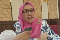 Divisi Sosialisasi Pendidikan Pemilih,  Partisipasi Masyarakat dan SDM KPU Kota Ternate, Dian Fatma Kader. (Rakyatmu)