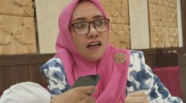Divisi Sosialisasi Pendidikan Pemilih,  Partisipasi Masyarakat dan SDM KPU Kota Ternate, Dian Fatma Kader. (Rakyatmu)