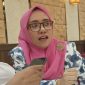Divisi Sosialisasi Pendidikan Pemilih,  Partisipasi Masyarakat dan SDM KPU Kota Ternate, Dian Fatma Kader. (Rakyatmu)