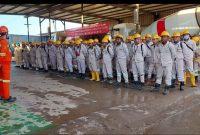 Karyawan PT. IWIP di Kabupaten Halmahera Tengah. (Fb Iwip Bersatu)
