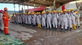 Karyawan PT. IWIP di Kabupaten Halmahera Tengah. (Fb Iwip Bersatu)