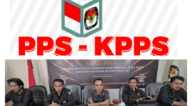 Anggota Komisi Pemilihan Umum (KPU) Halmahera Selatan. (Rakyatmu)