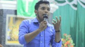 Koordinator Divisi Hukum, Pencegahan, Partisipasi Masyarakat dan Hubungan Masyarakat (HP2M) Bawaslu Halmahera Tengah, Jeplin George Maitimu. (Istimewa/Rakyatmu)