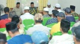 Calon Wali Kota Ternate Menghadiri Silaturahmi Keluarga Besar Sukarjan A. Hirto dan Warga Dufa-dufa. (Rakyatmu)