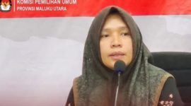 Divisi Teknis Penyelenggara KPU Maluku Utara, Reni Syafruddin A Banjar. (IG KPU/Rakyatmu)