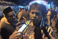 Margarito Kamis saat Diwawancarai Usai Dialog di Ternate. (Rakyatmu)