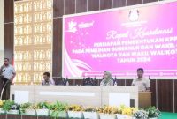 KPU Kota Ternate Gelar Rapat Koordinasi Persiapan Pembentukan KPPS. (Rakyatmu)