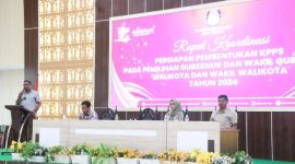 KPU Kota Ternate Gelar Rapat Koordinasi Persiapan Pembentukan KPPS. (Rakyatmu)