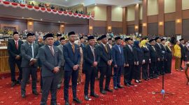 Pelantikan 45 Anggota DPRD Provinsi Maluku Utara. (Rakyatmu)