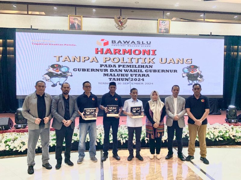 Bawaslu Maluku Utara bersama Paslon Gubernur Maluku Utara