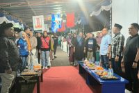 Kampanye Pasangan Calon Wali Kota dan Wakil Wali Kota Ternate M. Tauhid Soleman dan Nasri Abubakar di Kelurahan Marikurubu. (Rakyatmu)