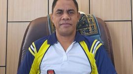 Ketua Divisi Sosialisasi Pendidikan Pemilih Partisipasi Masyarakat dan SDM Komisi Pemilihan Umum Provinsi Maluku Utara, Iwan H. Kader. (Rakyatmu)