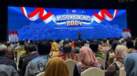 Wali Kota Ternate M. Tauhid Soleman Menghadiri Musrenbangnas. (Rakyatmu)