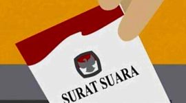 Ilustrasi Surat Suara. (Istimewa/Rakyatmu)