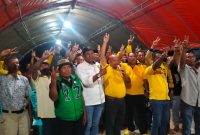Paslon Nomor 2 Pilkada Pulau Taliabu Kampanye di Desa Langganu Kecamatan Lede. (Rakyatmu)