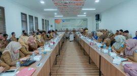 Bappelitbangda Kota Ternate Gelar Sosialisasi Rancangan Teknokratik Rencana Pembangunan Jangka Menengah Daerah (RPJMD) Tahun 2025-2029. (Rakyatmu)