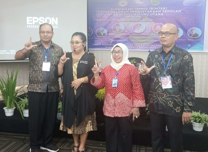 FPSMI Gelar Bimbingan Teknis Pengembangan Perpustakaan Sekolah di Maluku Utara. (Rakyatmu)