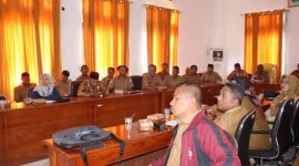 Diskominfo Kabupaten Pulau Taliabu Menggelar Rapat Bersama BPS Kepulauan Sula  di Ruang Rapat PKK Taliabu. (Rakyatmu)