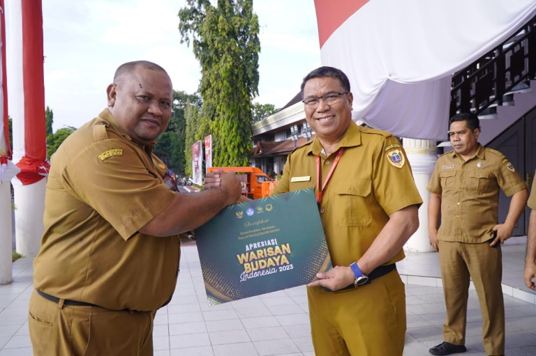 Pemerintah Kota Tidore Kepulauan Menerima Beberapa Penghargaan dari Kementerian. (Istimewa)