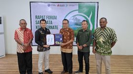 Kepala Bappelitbangda Kota Ternate Taufik Jauhar Terima Hasil Evaluasi Penyelenggaraan Statistik Sektoral Tahun 2024. (Rakyatmu)