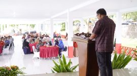 Sekretaris Daerah Kota Tidore Kepulauabn Ismail Dukomalamo Buka Dialog Kepumudaan. (Rakyatmu)