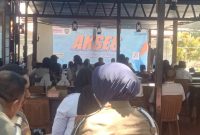 Dialog Ombudsman RI Perwakilan Maluku Utara di Wailback Caffe, Sanana Utara, Kabupaten Kepulauan Sula. (Rakyatmu)