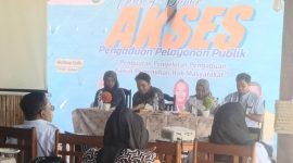 Ombudsman RI Perwakilan Provinsi Maluku Utara Gelar Dialog Publik di Waiback Cafe, Desa Mangega, Kabupaten Kepulauan Sula. (Rakyatmu)