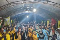 Kampanye di Desa Samuya, Kecamatan Taliabu Timur, Kabupaten Pulau Taliabu. (Rakyatmu)