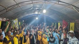 Kampanye di Desa Samuya, Kecamatan Taliabu Timur, Kabupaten Pulau Taliabu. (Rakyatmu)