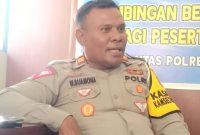 Kasatlantas Kepulauan Sula AKBP Walid Buamona. (Rakyatmu)