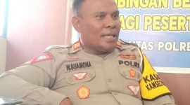 Kasatlantas Kepulauan Sula AKBP Walid Buamona. (Rakyatmu)