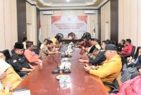 Rapat Koordinasi Persiapan Pelaksanaan Kegiatan Penetapan dan Penegasan Batas Kelurahan Tahun 2024. (Istimewa/Rakyatmu)