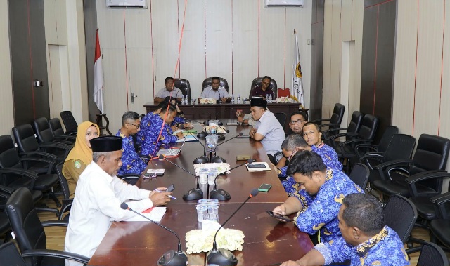 Rapat Pembahasan Nota Kesepakatan Antara Pemkot Tidore Kepulauan dan BPN Tidore.