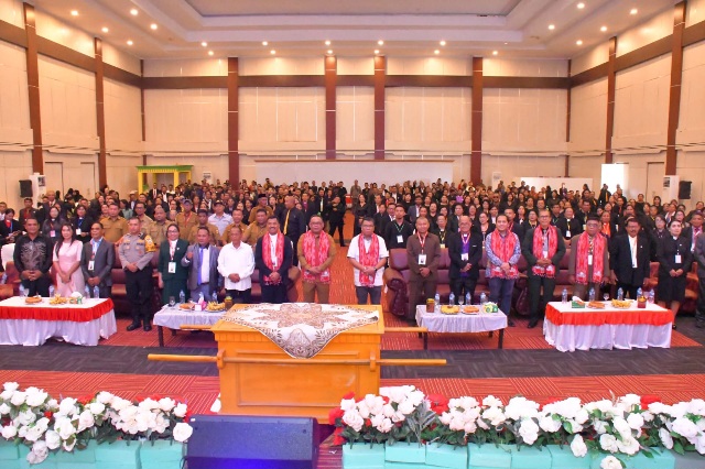 Sidang Sinode tahunan III Gereja Masehi Injili di Halmahera Maluku Utara tahun 2024. (Istimewa/Rakyatmu)