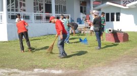 ASN dan Non ASN di lingkup Pemerintah Kota Tidore Kepulauan Gelar Kerja Bakti. (Humas for Rakyatmu)