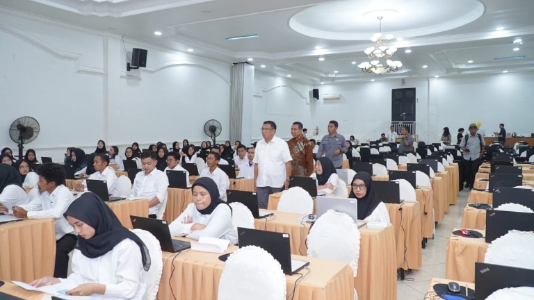 Peserta CPNS Kota Tidore Kepulauan. (Istimewa)