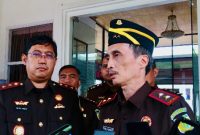 Kepala Kejaksaan Tinggi Maluku Utara Herry Ahmad Pribadi di Kejari Sula. (Rakyatmu)