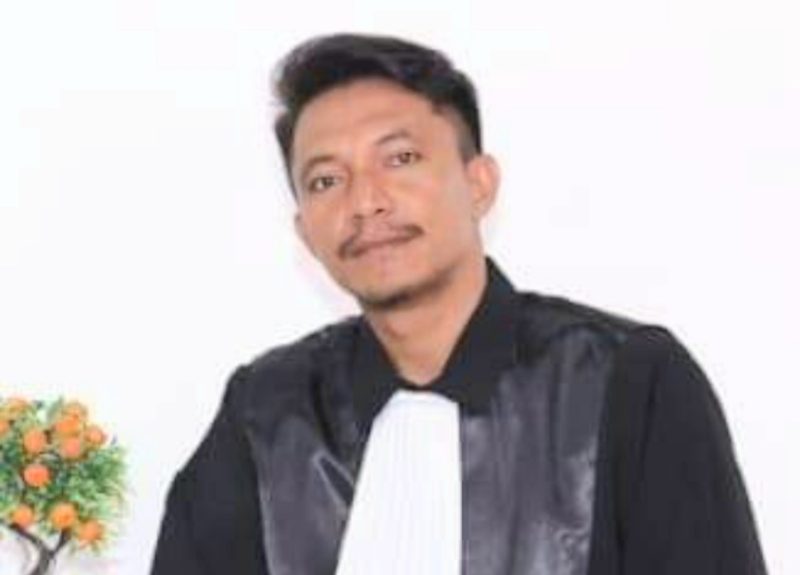 Tim Hukum Paslon FAM-SAH, Arman Kedafota. (Rakyatmu)