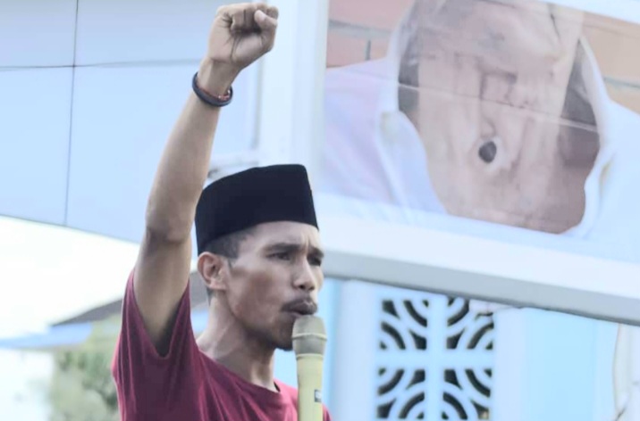 Presiden BEM STAI Babussalam Kepulauan Sula Jisman Leko. (Rakyatmu)